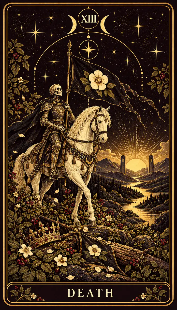 Death from the Gilded Garden deck