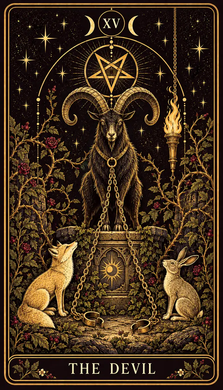 The Devil from the Gilded Garden deck