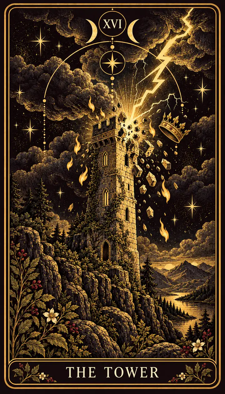 The Tower from the Gilded Garden deck