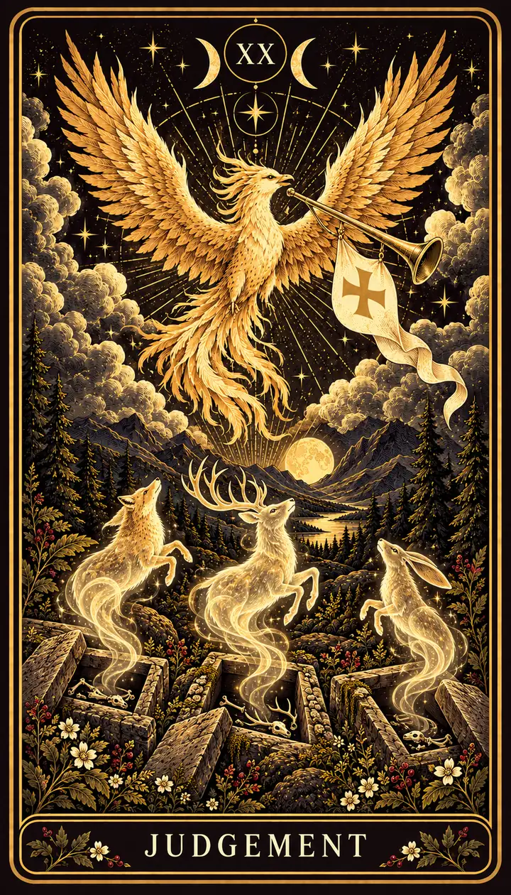 Judgement from the Gilded Garden deck